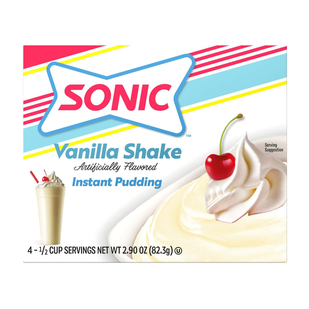 Sonic Vanilla Shake Flavored Pudding, 1-ct.