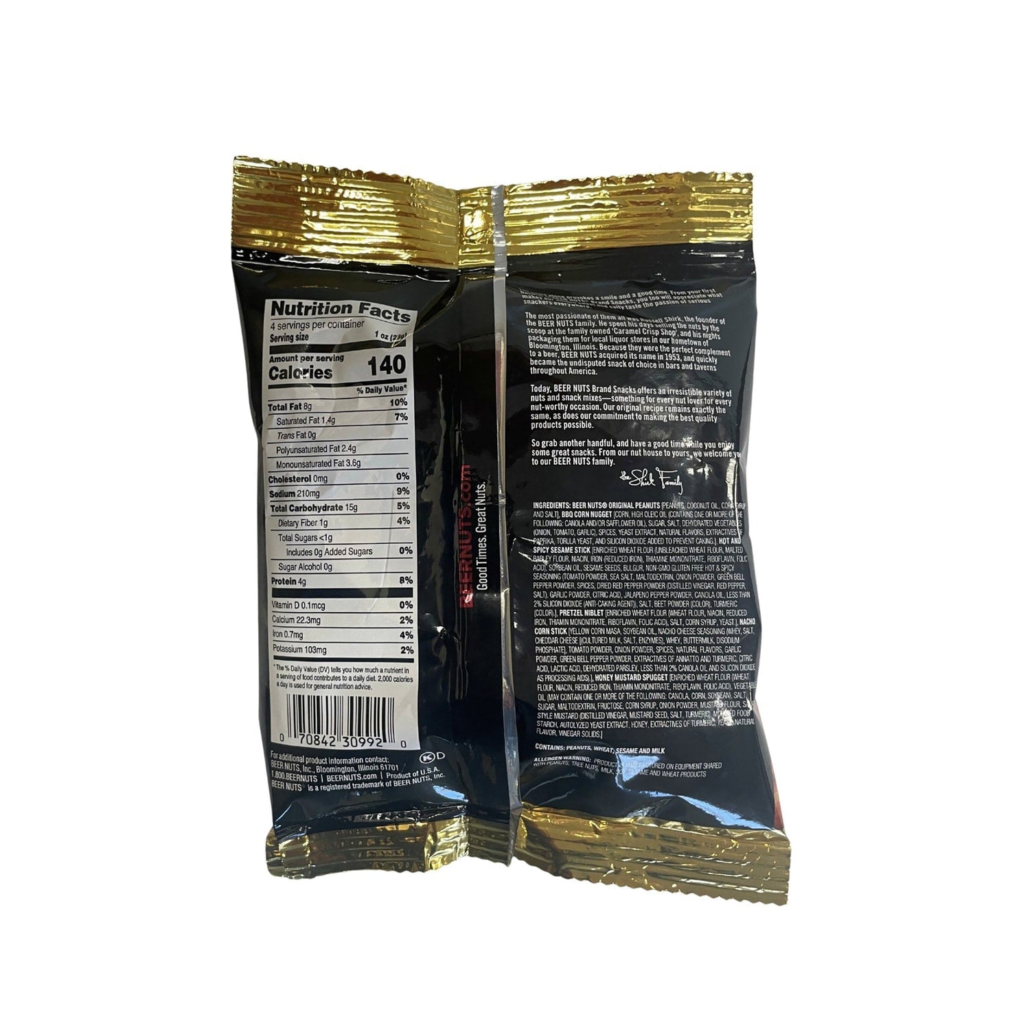 Beer Nuts Original Bar Mix Snack, 1-ct.