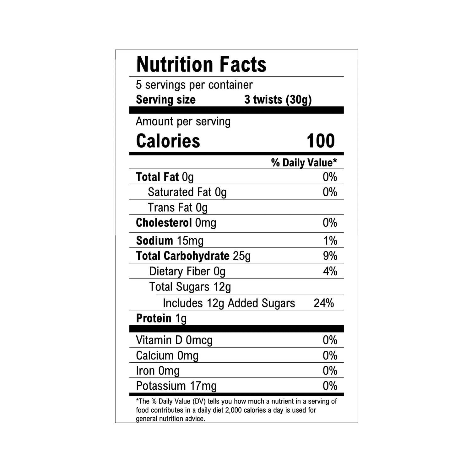 Red Vines Original Red Licorice Twists Candy, 5.5-oz. Bag