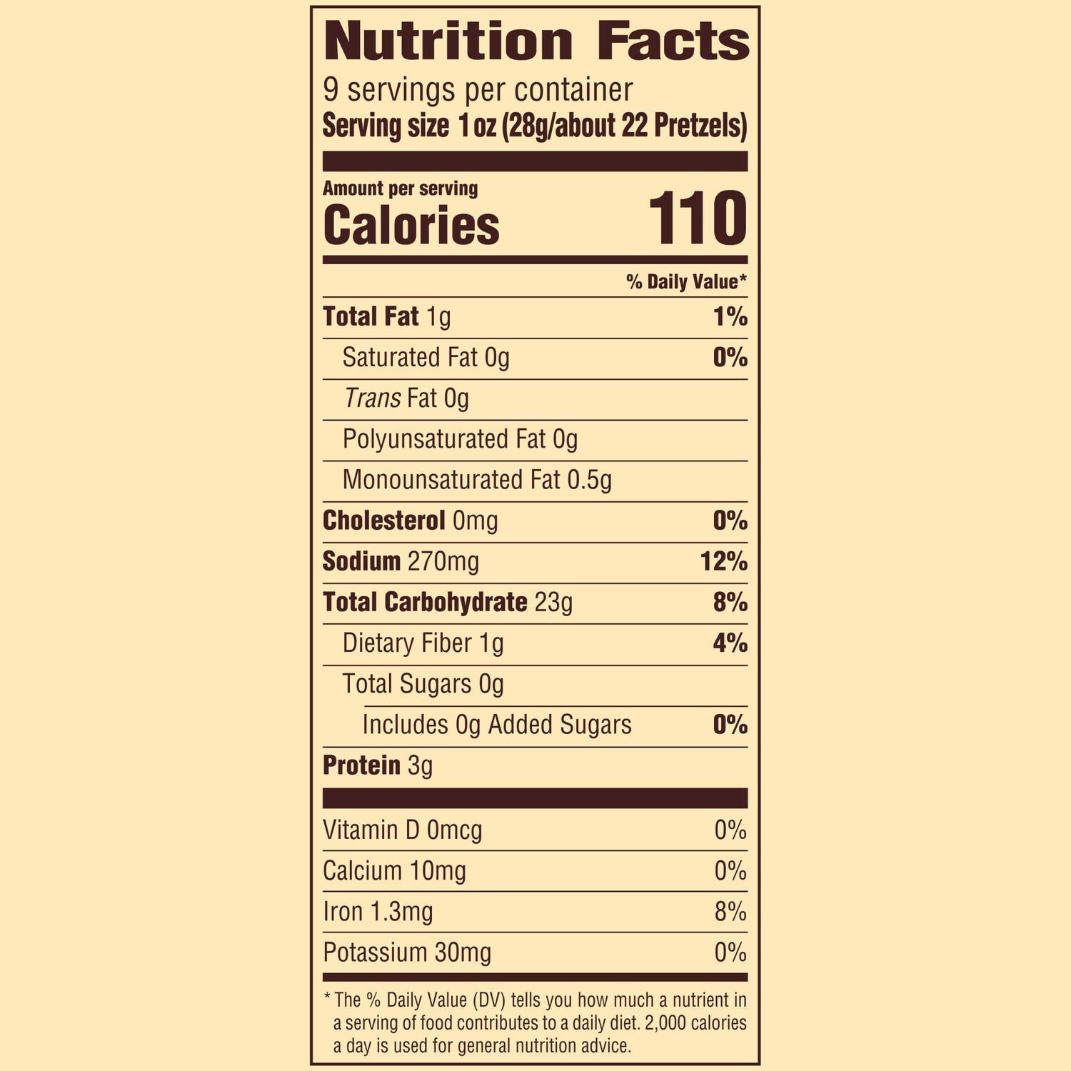 Snyder's of Hanover Pretzel Snaps, 9 Oz