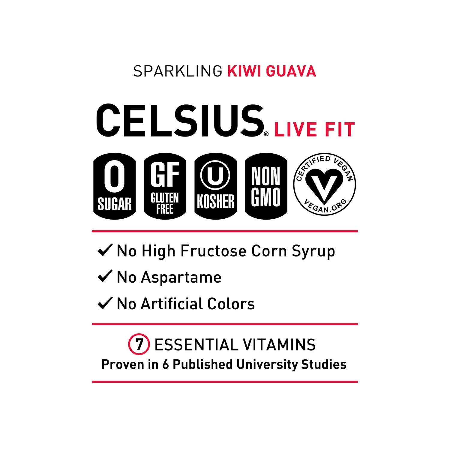 Celsius Sparkling Kiwi Guava Energy Drink, 1-ct.