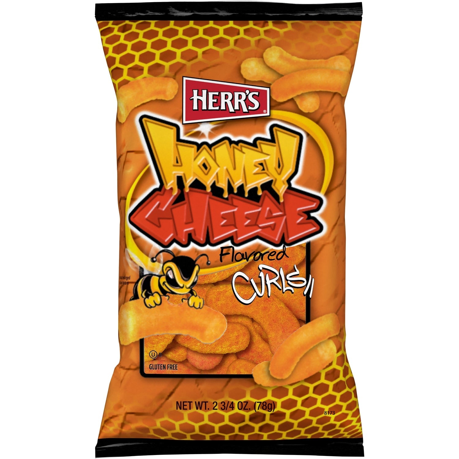 Herr's Honey Cheese Flavored Curls, 1-ct.