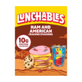 Lunchables Ham and American Cracker Stackers with Chocolate Chip Cookies and Capri Sun Fruit Punch Fun Pack, 9.1-oz. Box