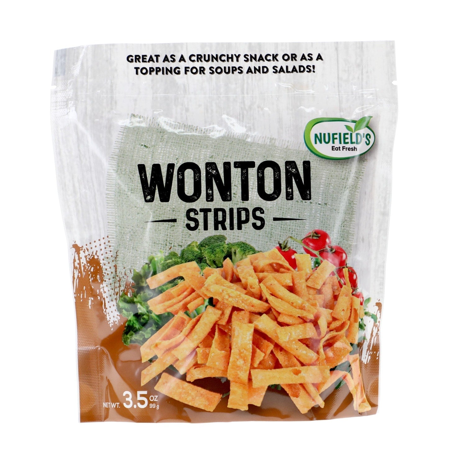 Nufields Wonton Strips For Soups And Salads, 1-ct.