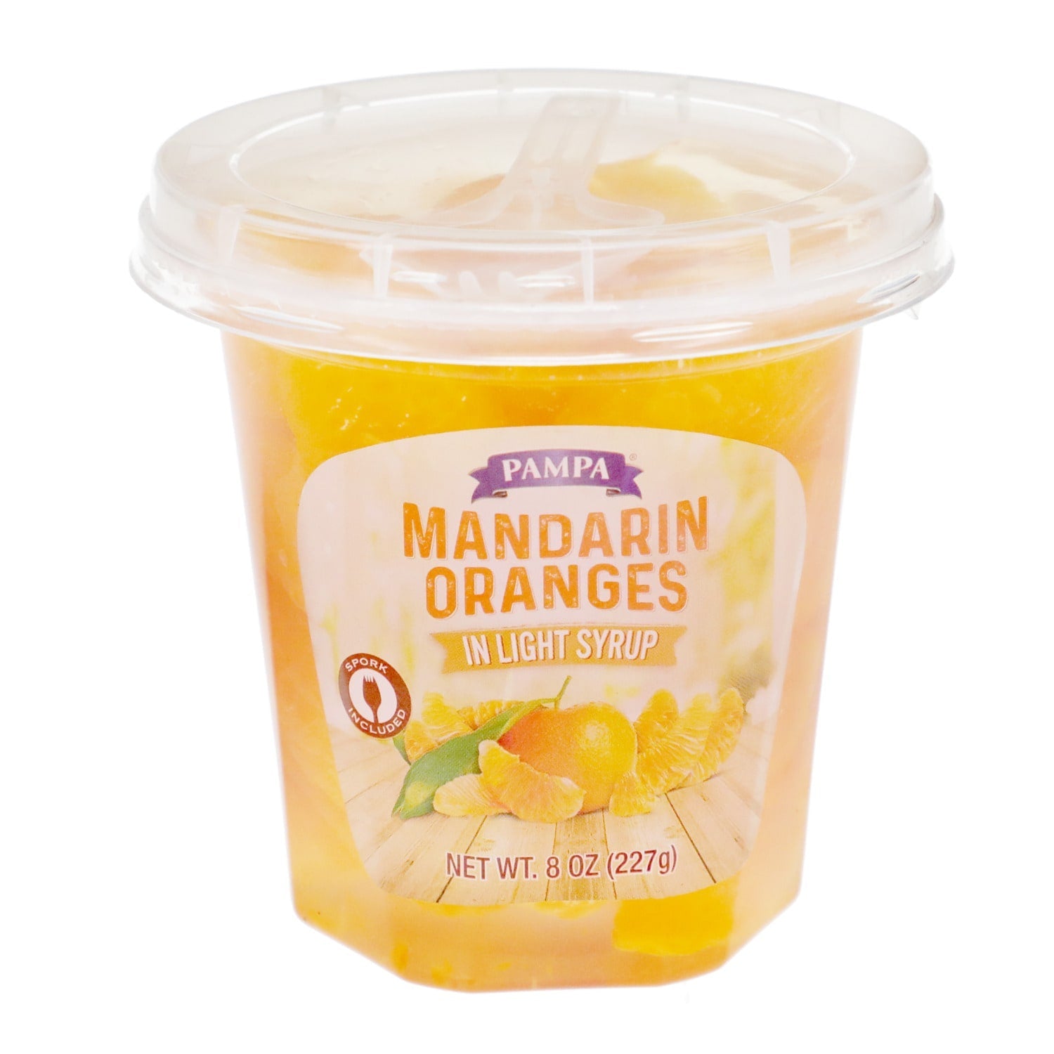 Pampa Mandarin Oranges In Light Syrup, 8 oz.