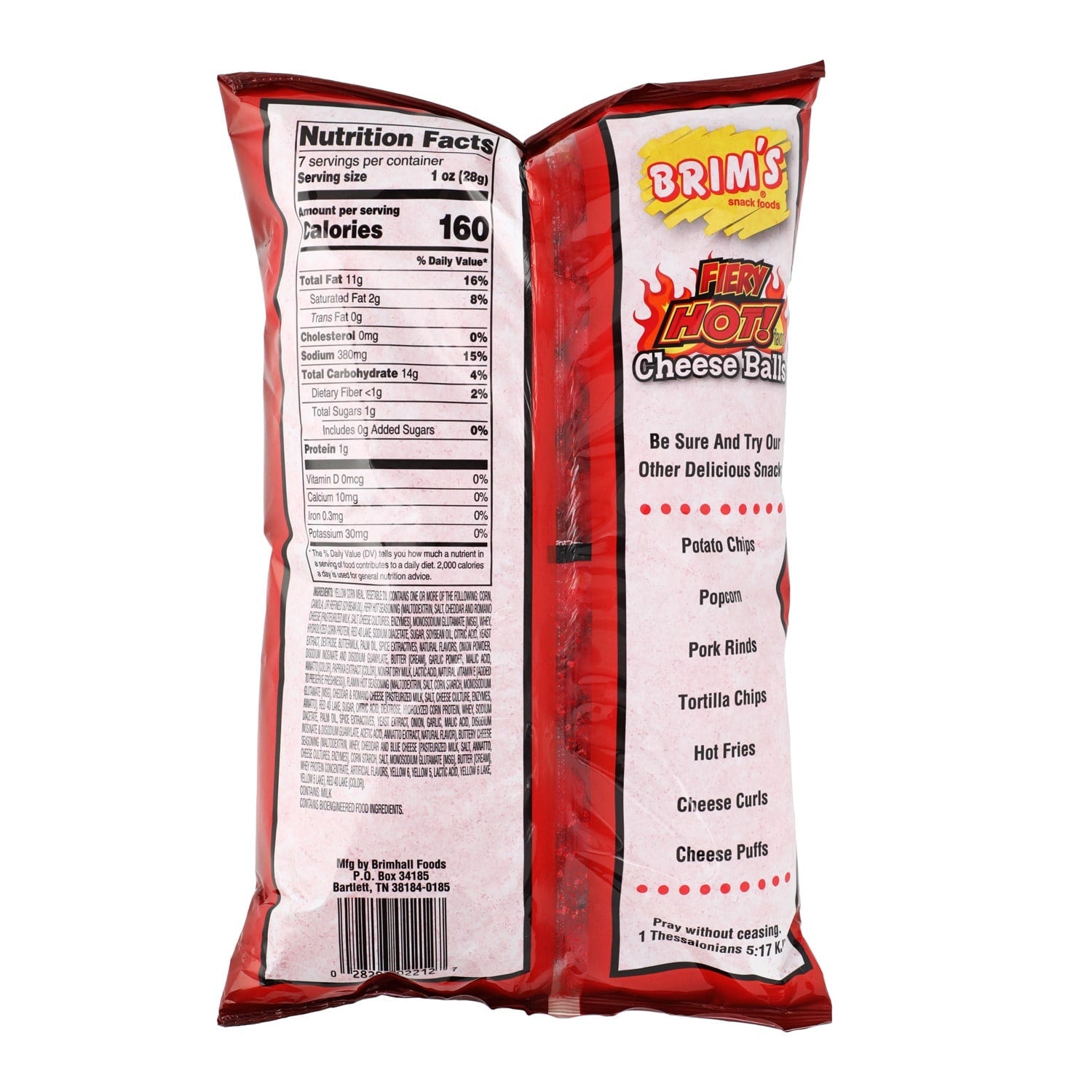 Brim's Fiery Hot Cheese Balls, 1 ct.