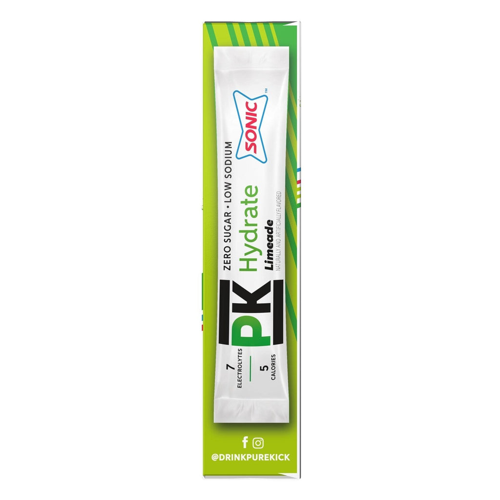 Pure Kick Hydrate Limeade Drink Mix, 6-pc Pack.