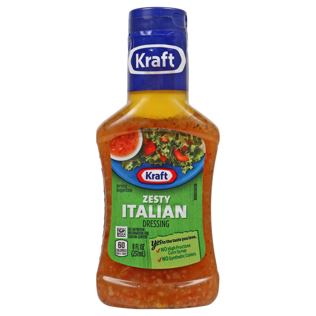 Kraft Zesty Italian Salad Dressing, 8-oz. Bottles