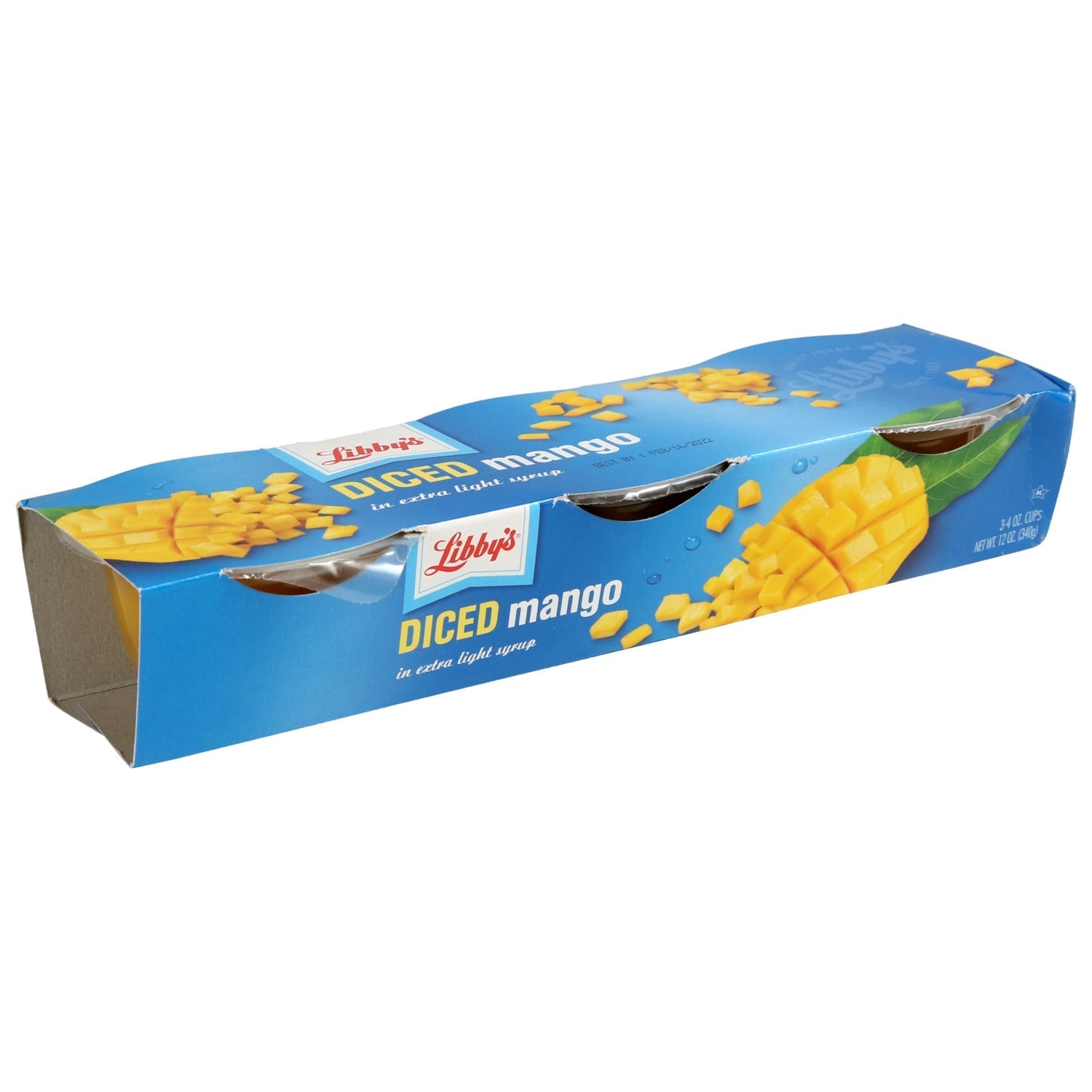 Libby's Diced Mango In Extra Light Syrup, 3-ct. Packs