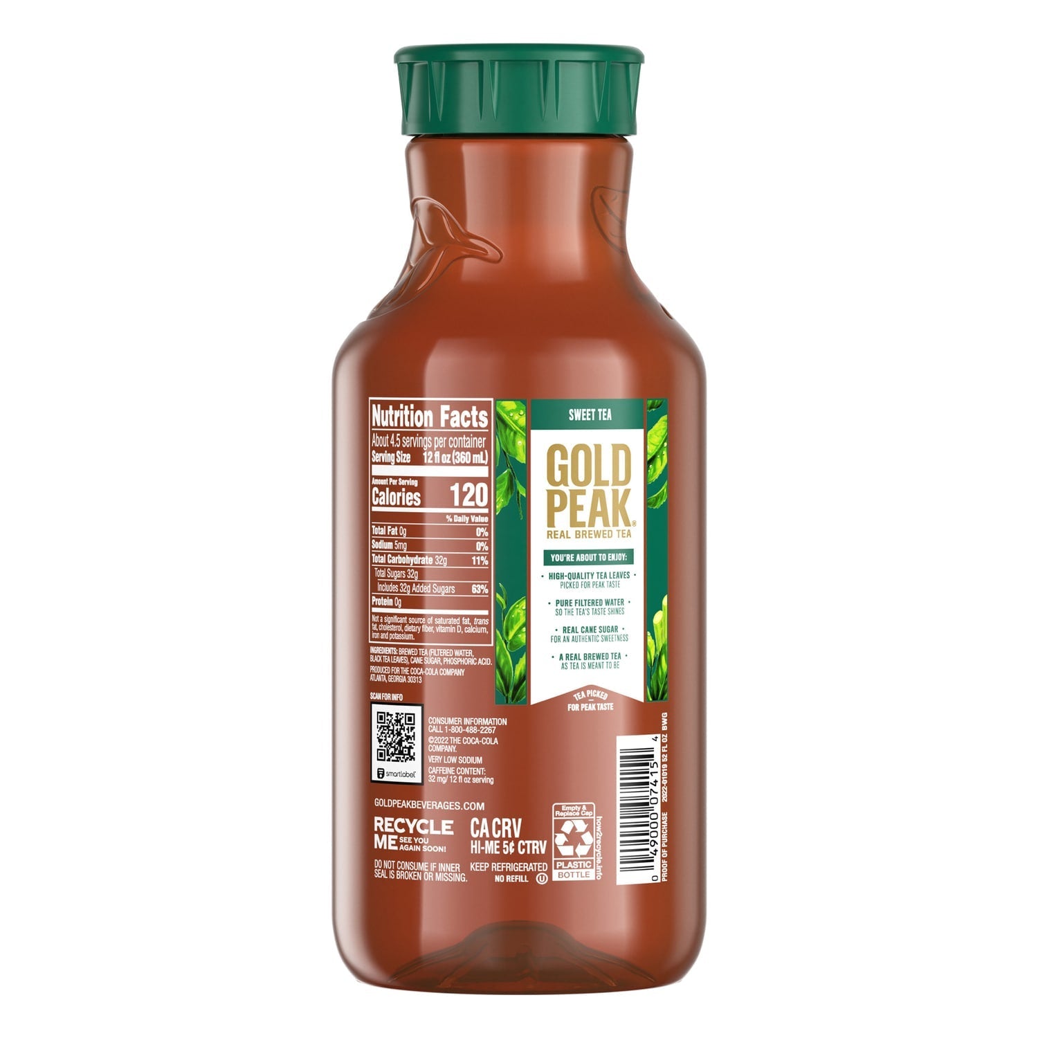 Gold Peak Sweetened Real Brewed Tea, 1-ct.