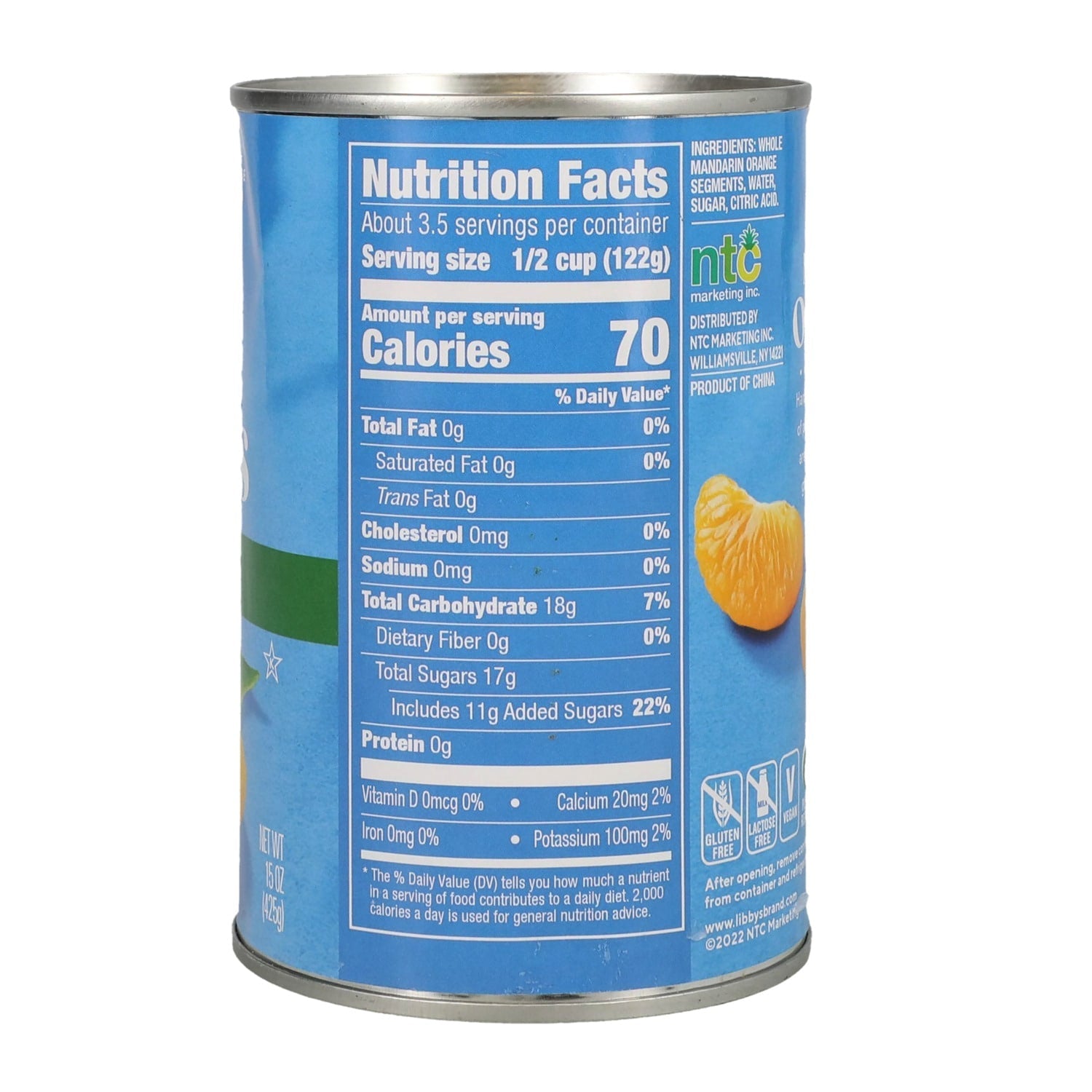 Libby's Premium Mandarin Oranges, 15 oz. Cans