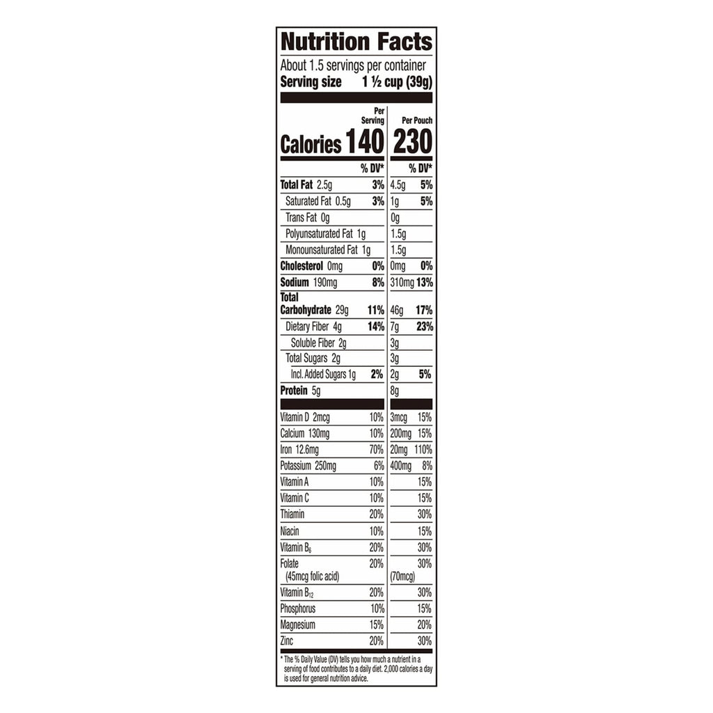 Cheerios Whole Grain Oats Breakfast Cereal, 2.2 oz.