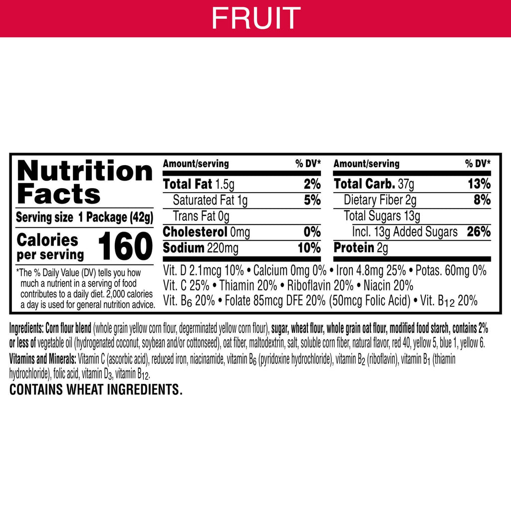 Kellogg's Froot Loops Breakfast Cereal Cup, 1-ct.
