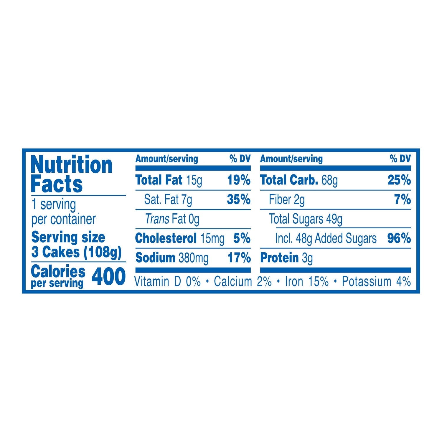 Hostess Iced Devil's Food Cake, 3-pc Pack.