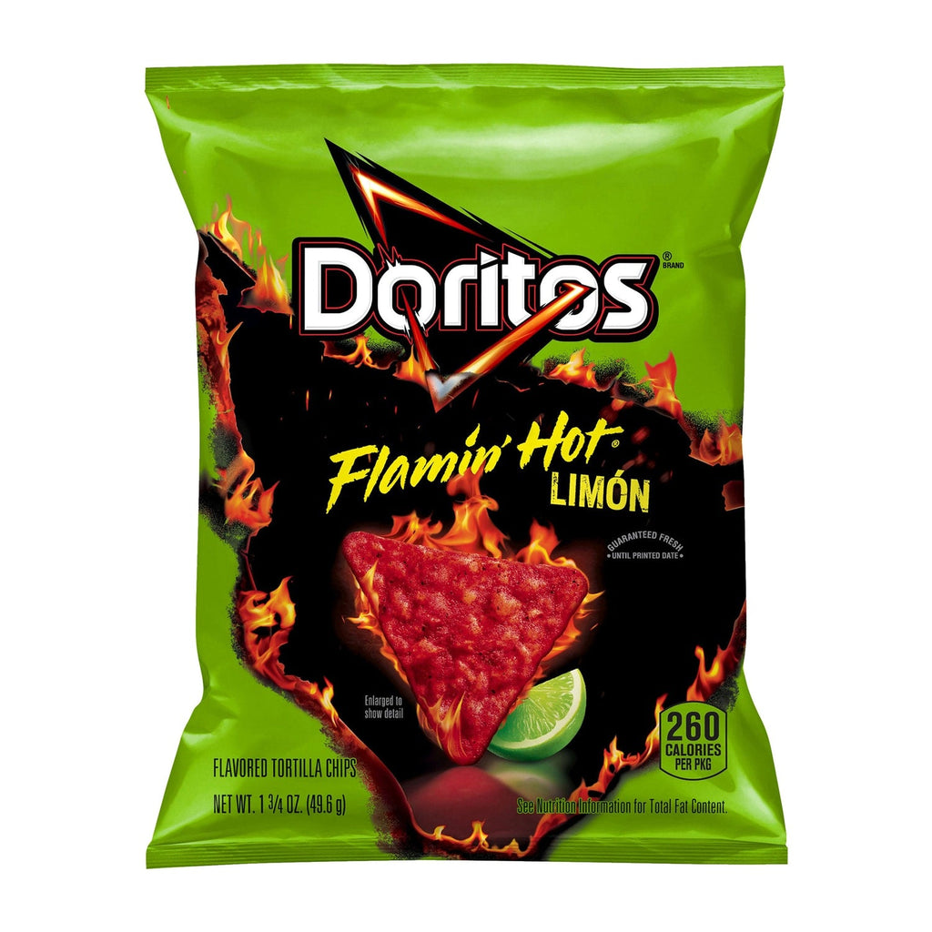 Doritos Flaminâ Hot LimÃ³n Tortilla Chips, 1.75 oz. Bag