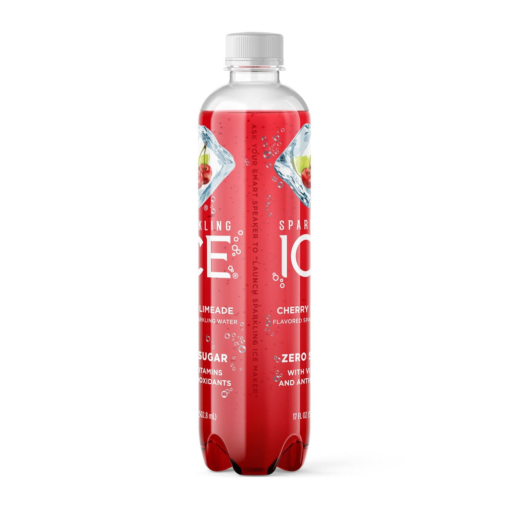 Sparkling Ice Cherry Limeade Flavored Spring Water, 17-oz. Bottle