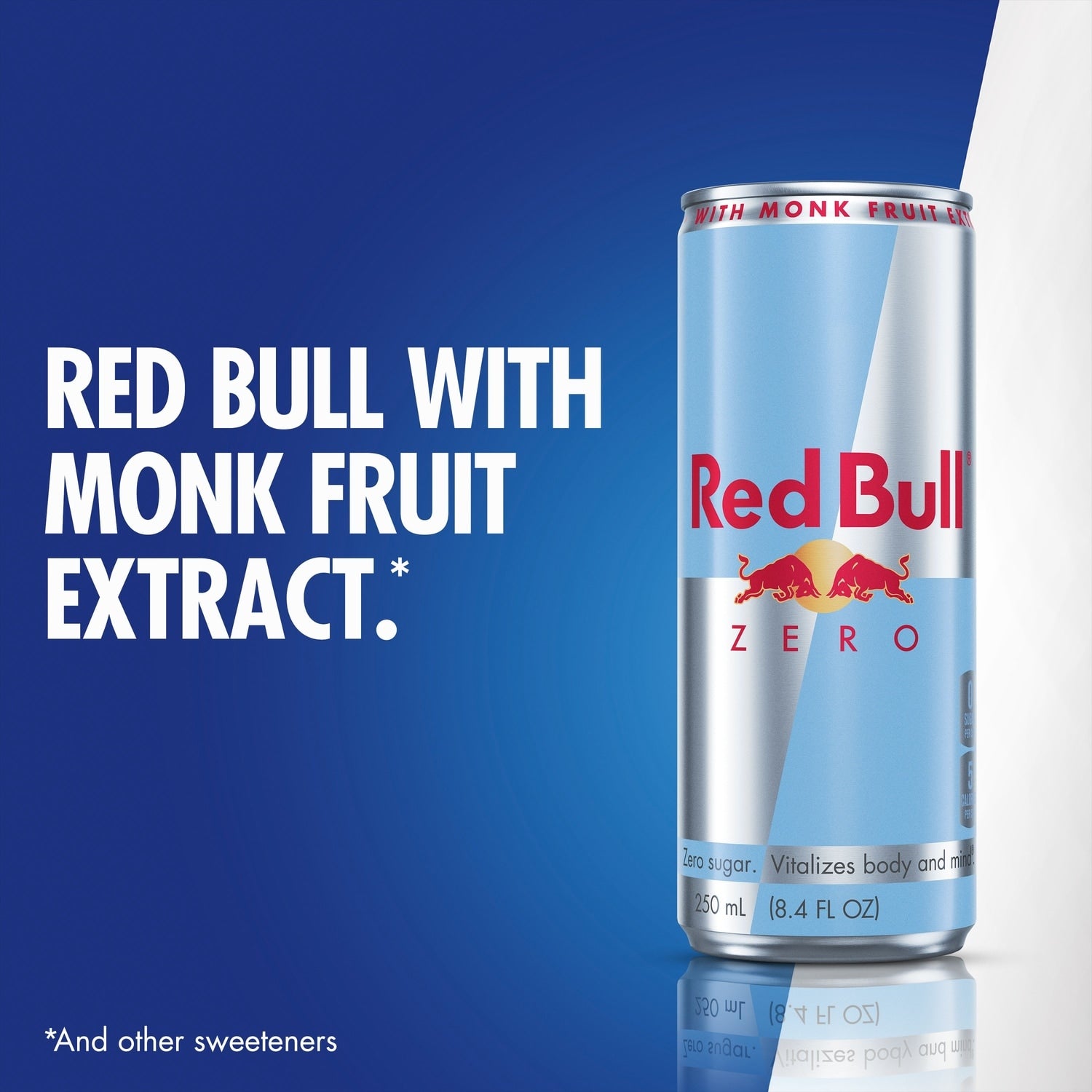 Red Bull Zero Energy Drink, 8.4 fl. oz. Can, 80mg Caffeine,&nbsp;Taurine&nbsp;&amp; B&nbsp;Vitamins