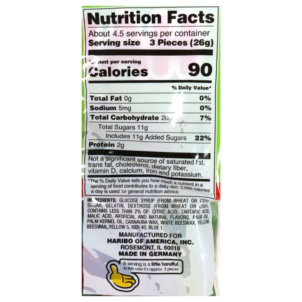 Haribo Twin Snakes Gummies, 4-oz. Bag