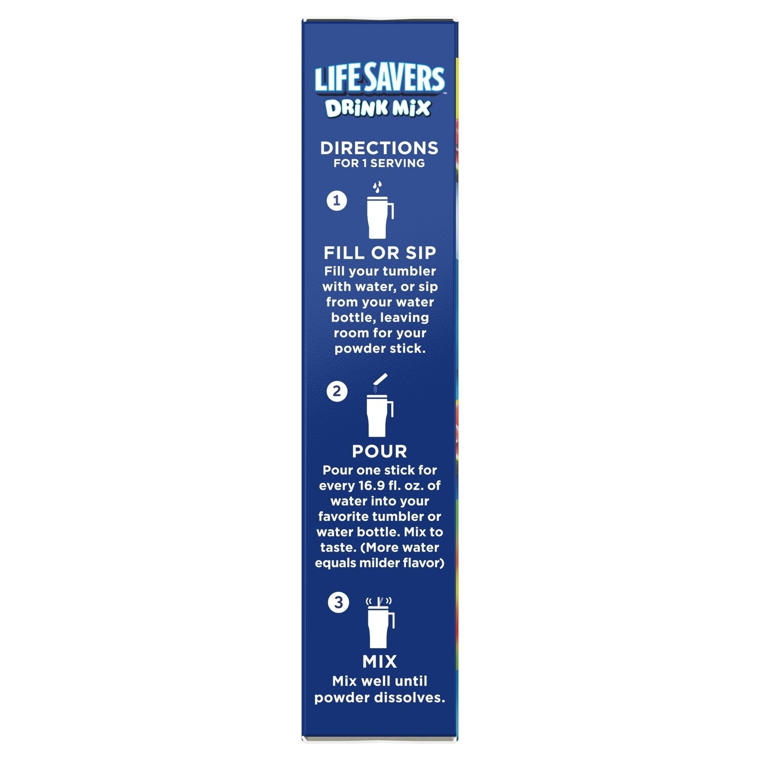 Life Savers Cherry Watermelon-flavored Drink Sticks, 6-pc Pack.