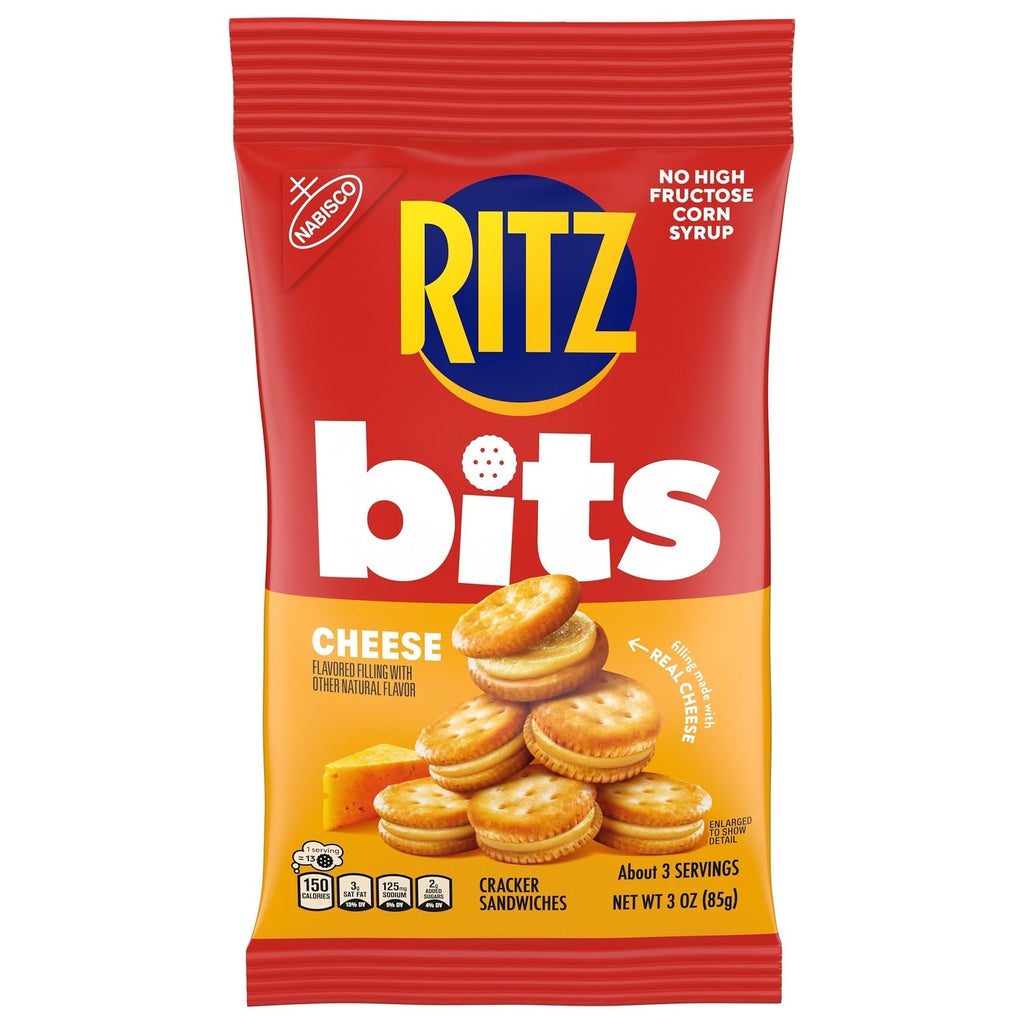 Nabisco Ritz Bits Cheese and Cracker Sandwiches, 3-oz. Bags
