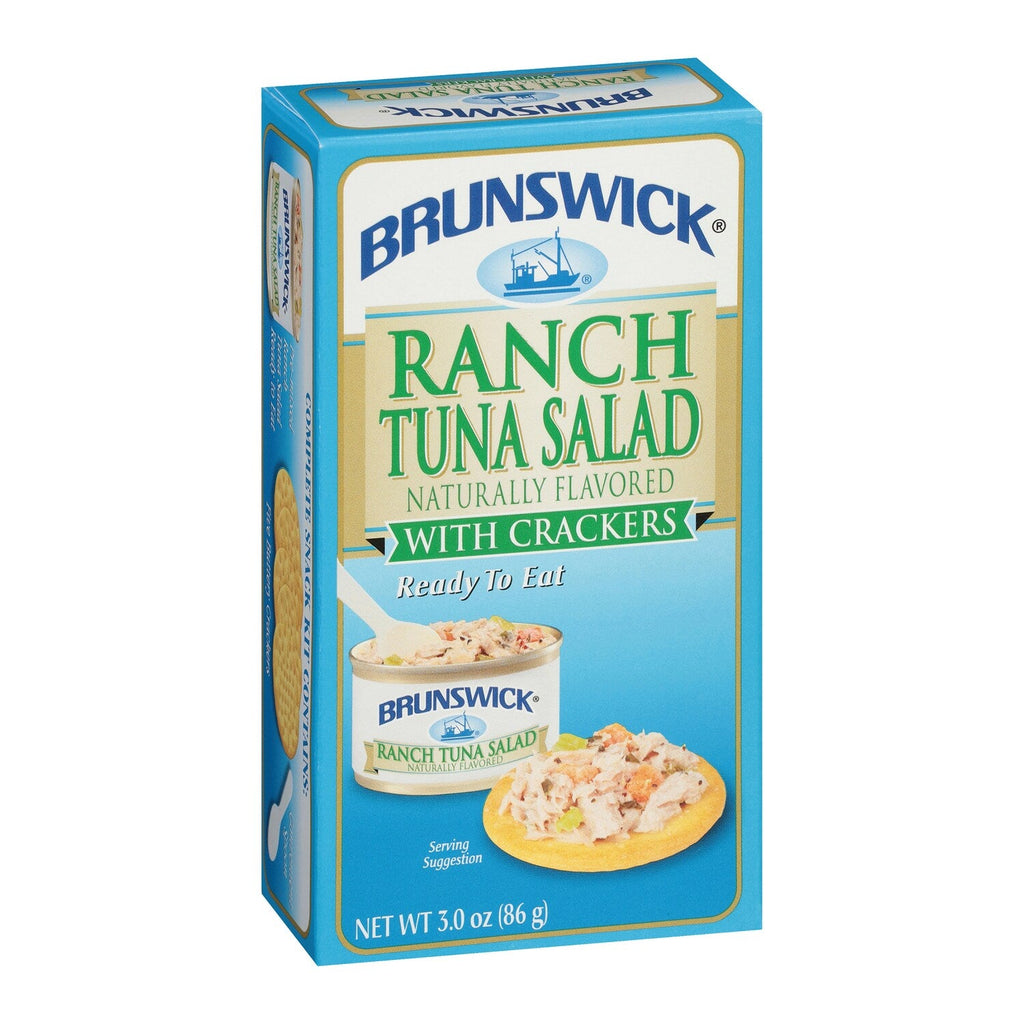 Brunswick Naturally Flavored Ranch Tuna Salad With Crackers, 1-ct.