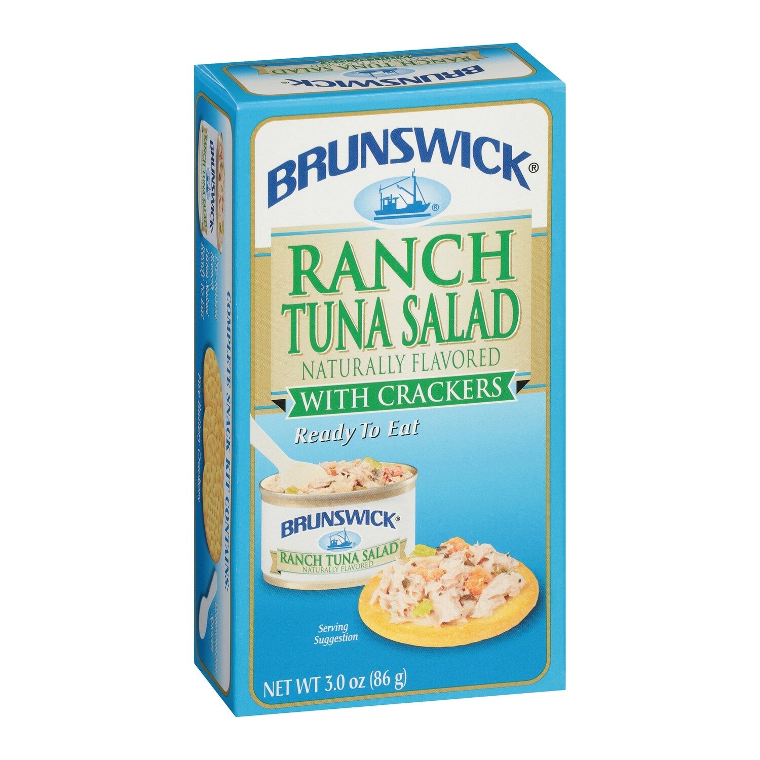 Brunswick Naturally Flavored Ranch Tuna Salad With Crackers, 1-ct.