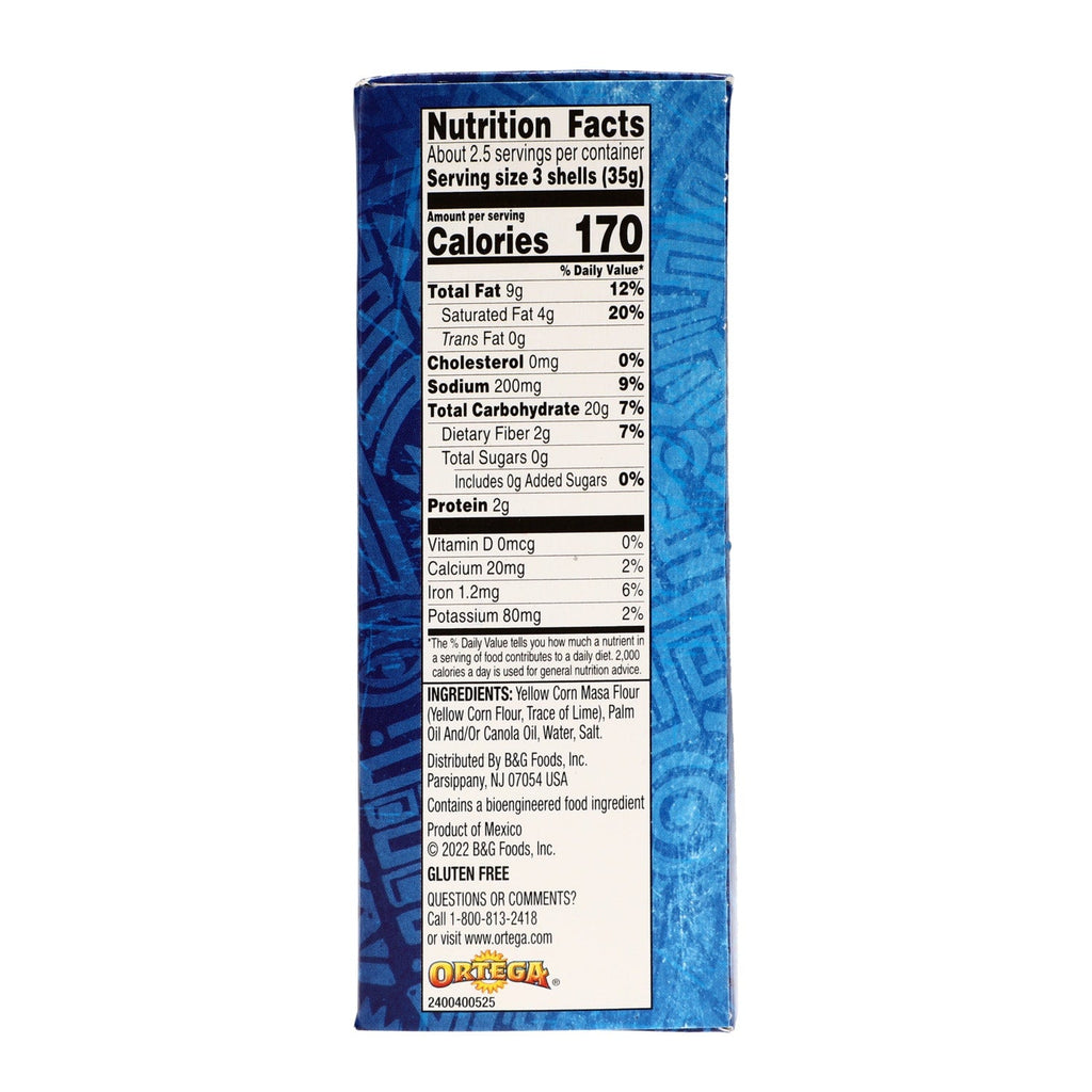 Ortega Yellow Corn Taco Shells, 8 ct.