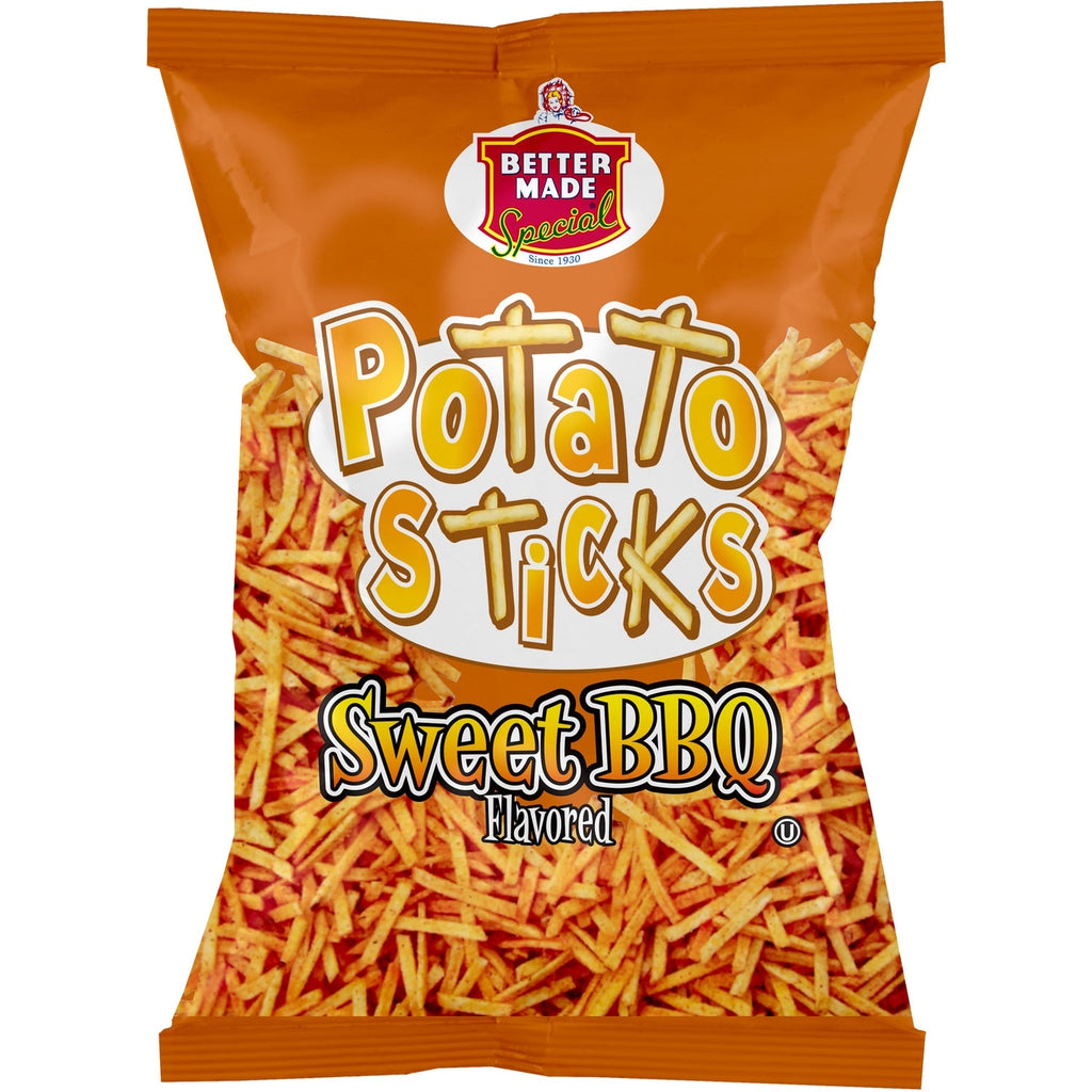 Better Made Potato Sticks Sweet BBQ, 3-oz.