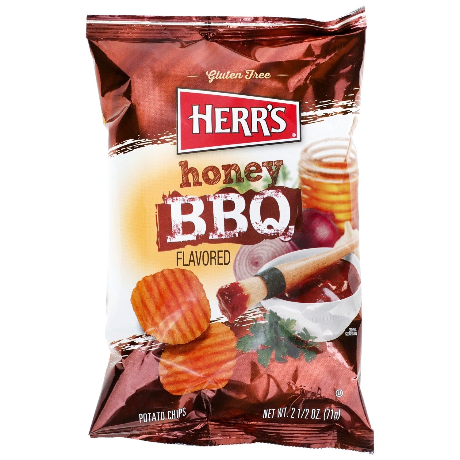 Herr's Honey BBQ Flavored Potato Chips, 1-ct.