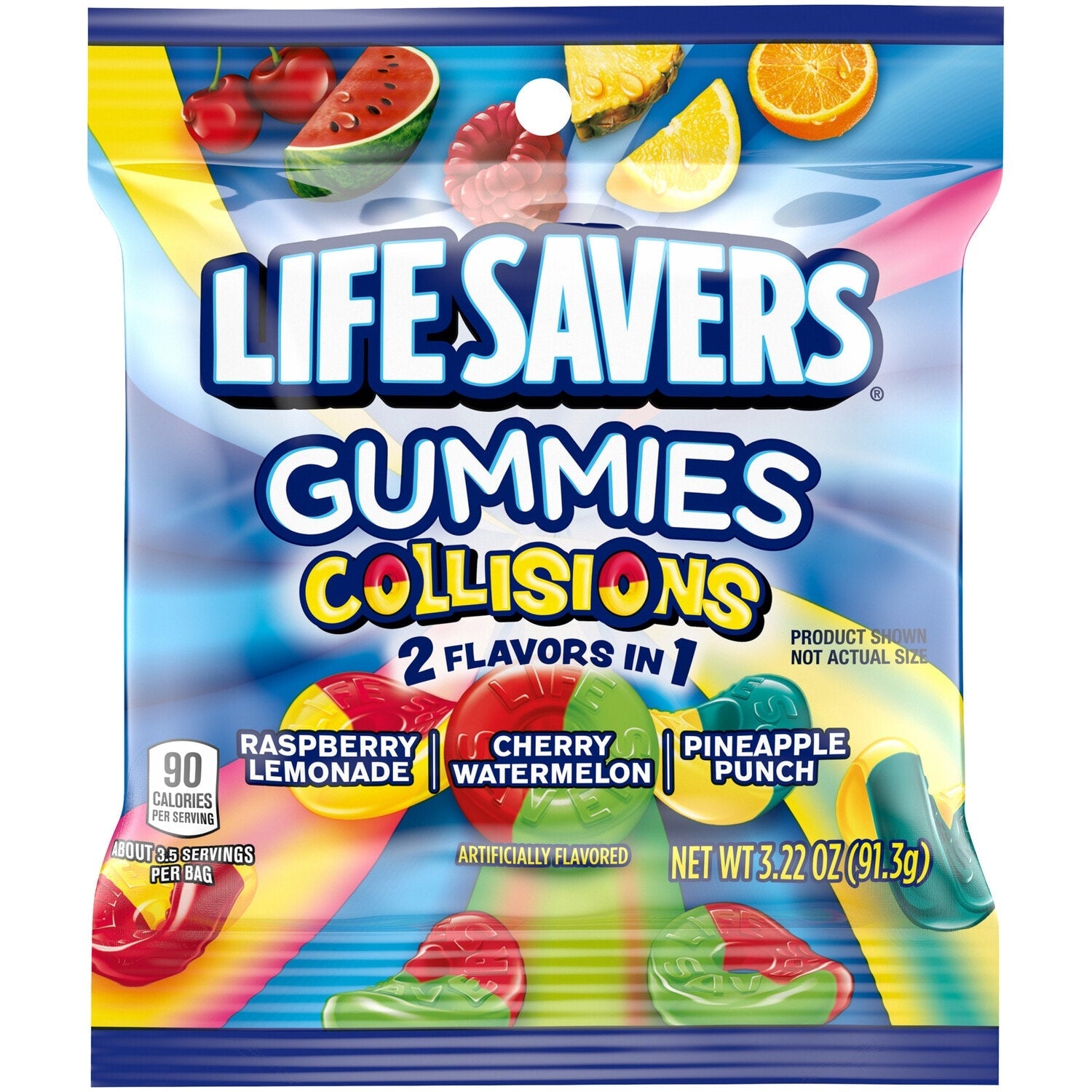 LIFE SAVERS Collisions Gummy Candy, 3.22 oz Bag