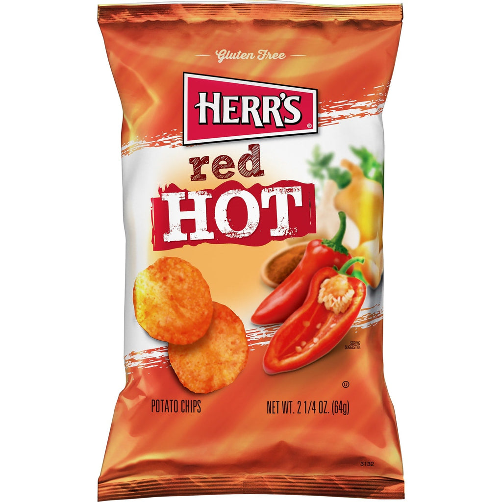 Herr's Red Hot Potato Chips, 1-ct.