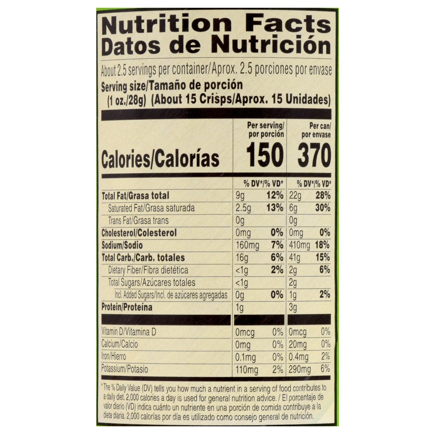 Kellogg's Pringles Grab &amp; Go Sour Cream &amp; Onion Chips, 2.5-oz. Canisters