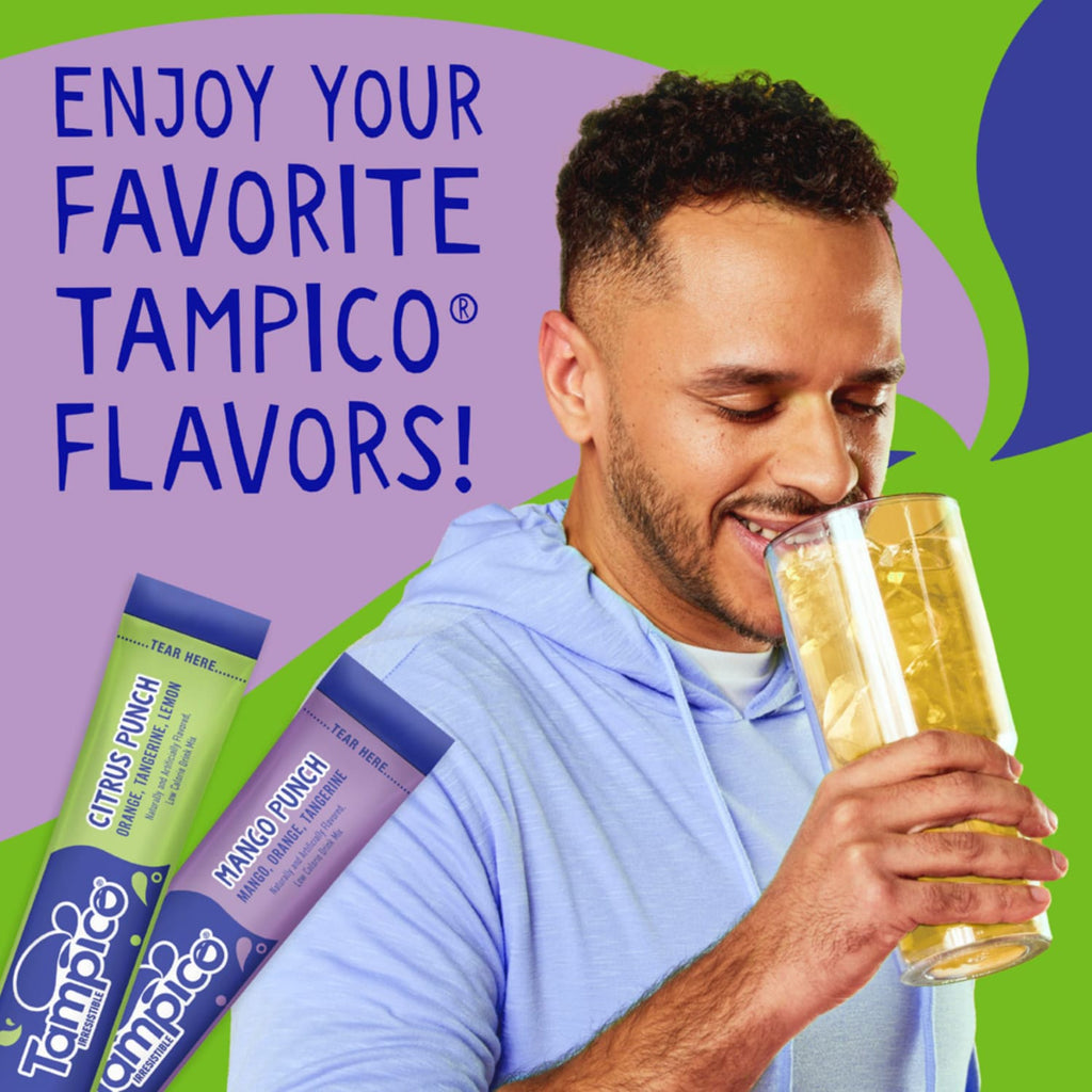 Tampico Zero Sugar Citrus Punch, 6-pc Pack.