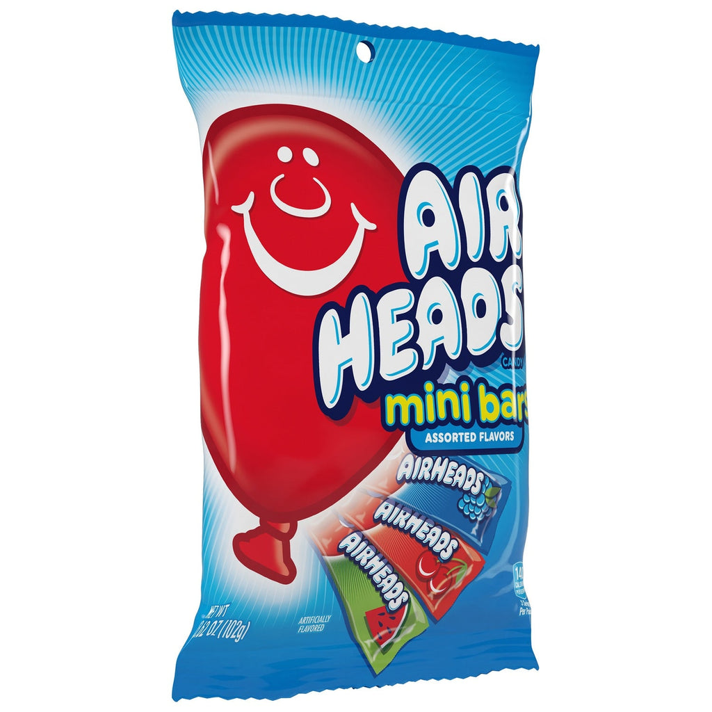 Airheads Assorted Mini Candy Bars, 3.62 oz. Packs
