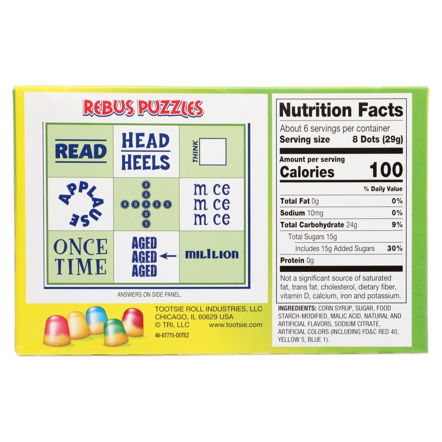 Dots Assorted Lemonade Gummy Candies, 6.5-oz.