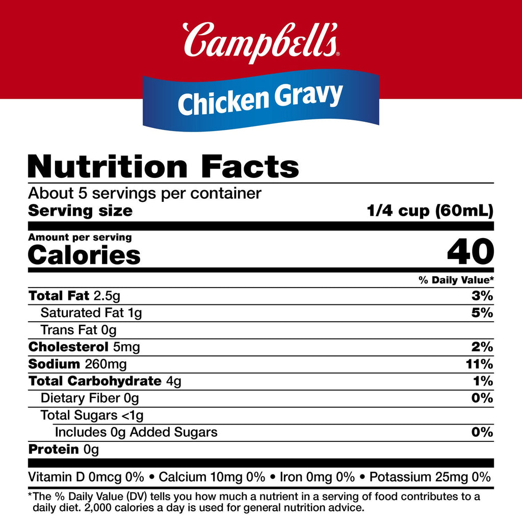 Campbellâs Chicken Gravy, 1-ct.