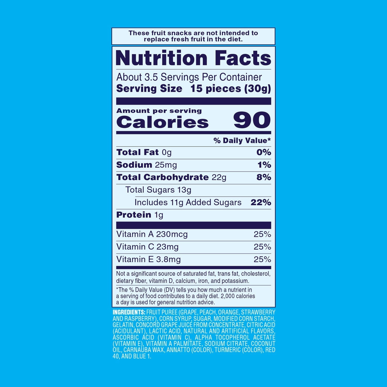 Welch's Mixed Fruit Fruit Snacks, 3.75-oz. Bags