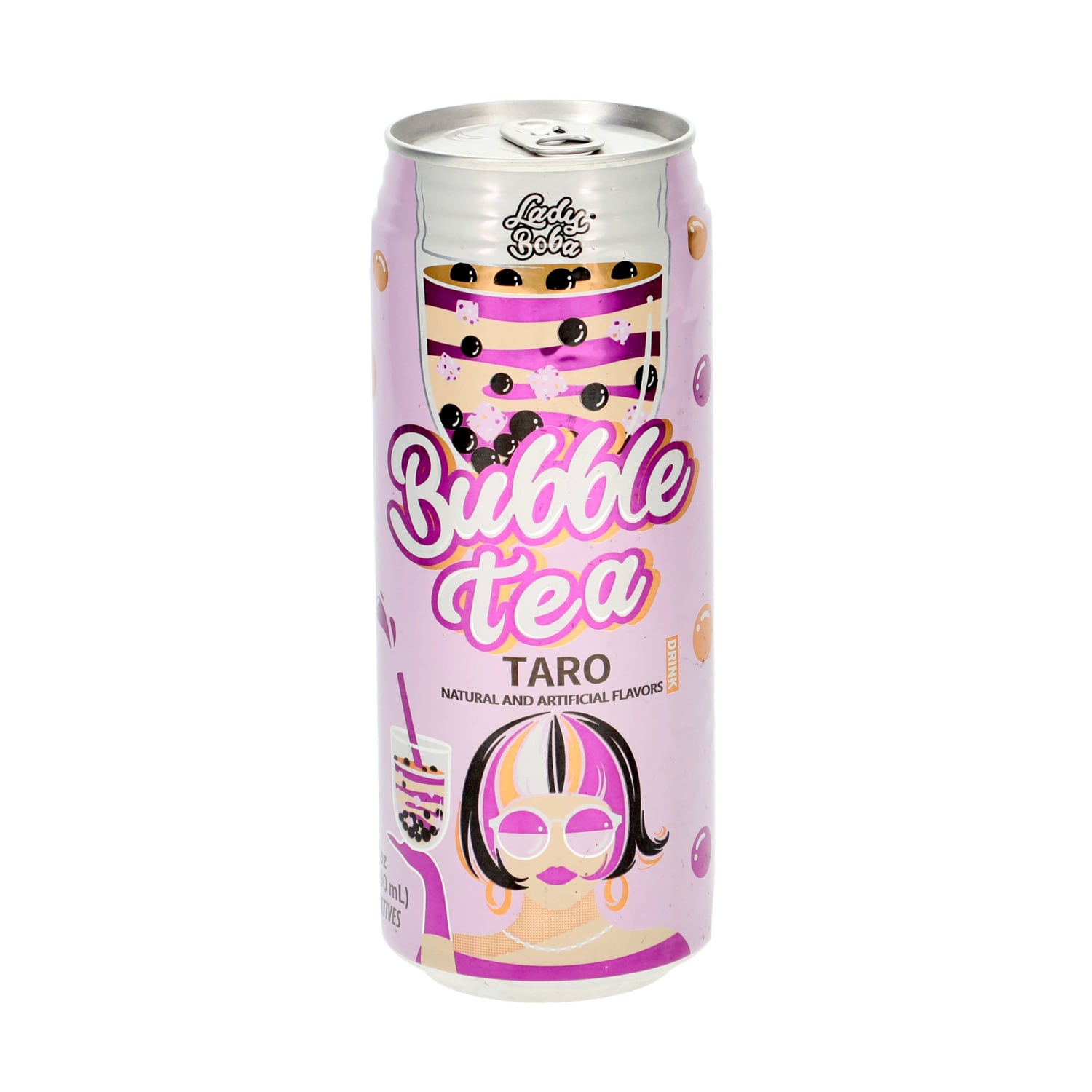 Lady Boba Taro Flavored Bubble Tea, 1-ct.
