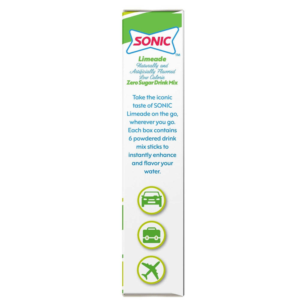 Sonic Singles to Go Limeade Drink Mix, 6-ct. Box