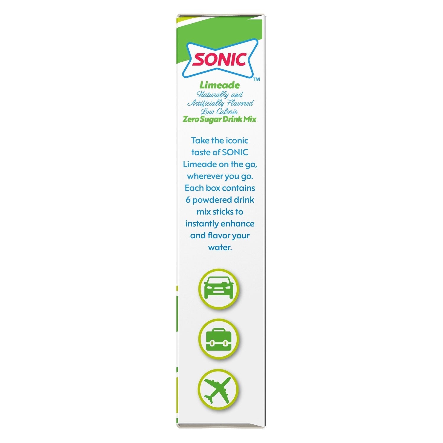 Sonic Singles to Go Limeade Drink Mix, 6-ct. Box