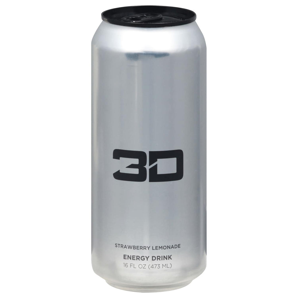 3D Energy Strawberry Lemonade Energy Drink, 16 fl oz.