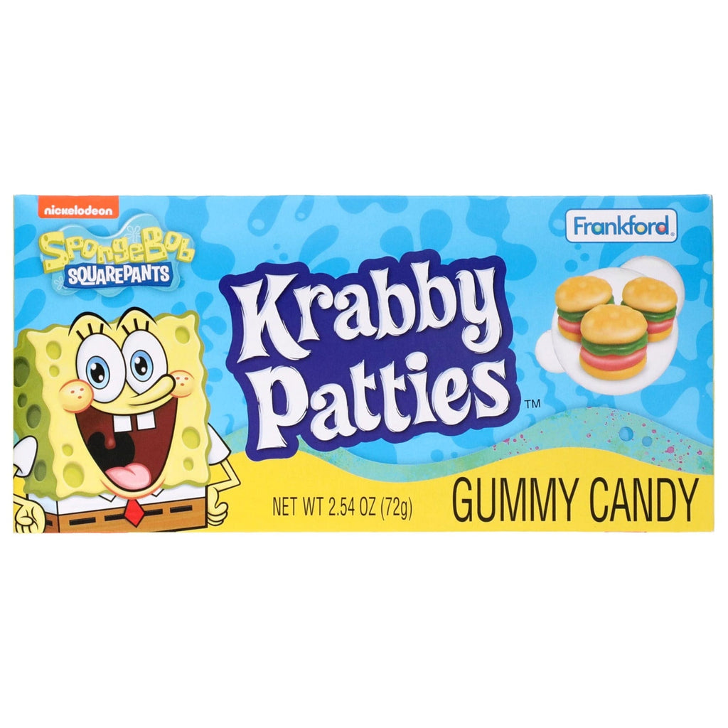 Krabby Patties Nickelodeon Spongebob Original Gummy Candy, 1-ct.