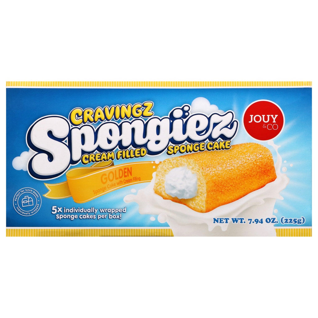 Cravingz Spongiez Cream Filled Golden Sponge Cakes, 7.94-oz. Boxes