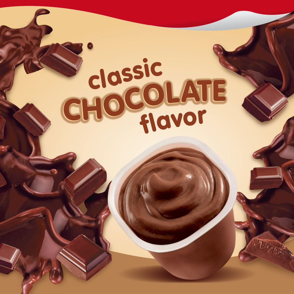 Snack Pack Chocolate Pudding, 3.25 oz Pudding Cups, 4 Count