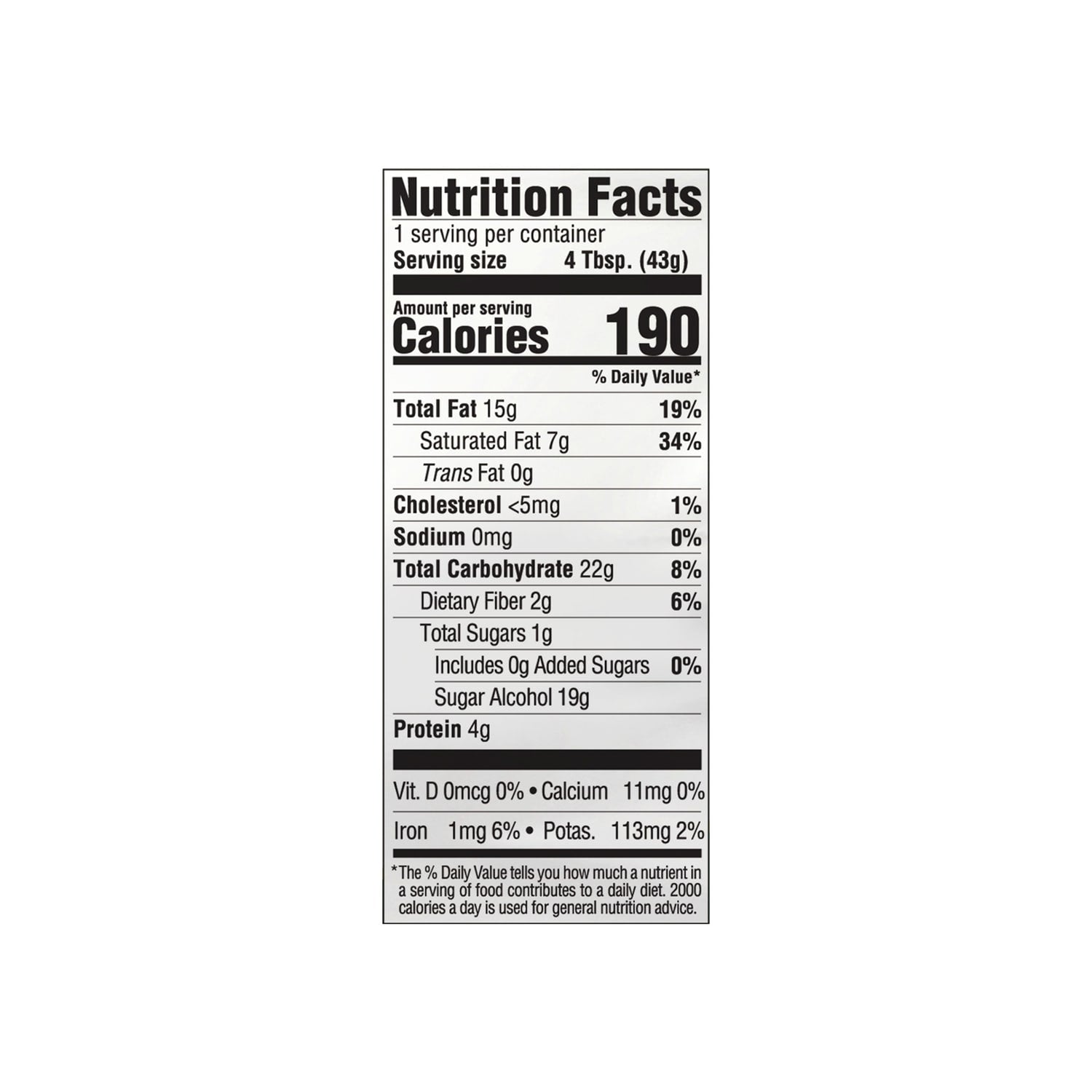 Russell Stover Sugar Free Peanut Chocolate Candy, 1-ct.