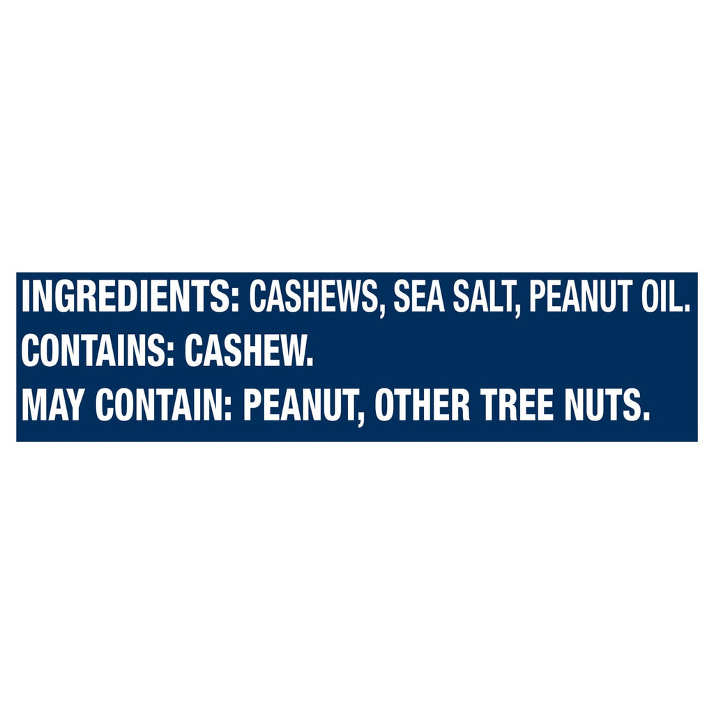Planters Salted Cashews Tube, 1-ct.