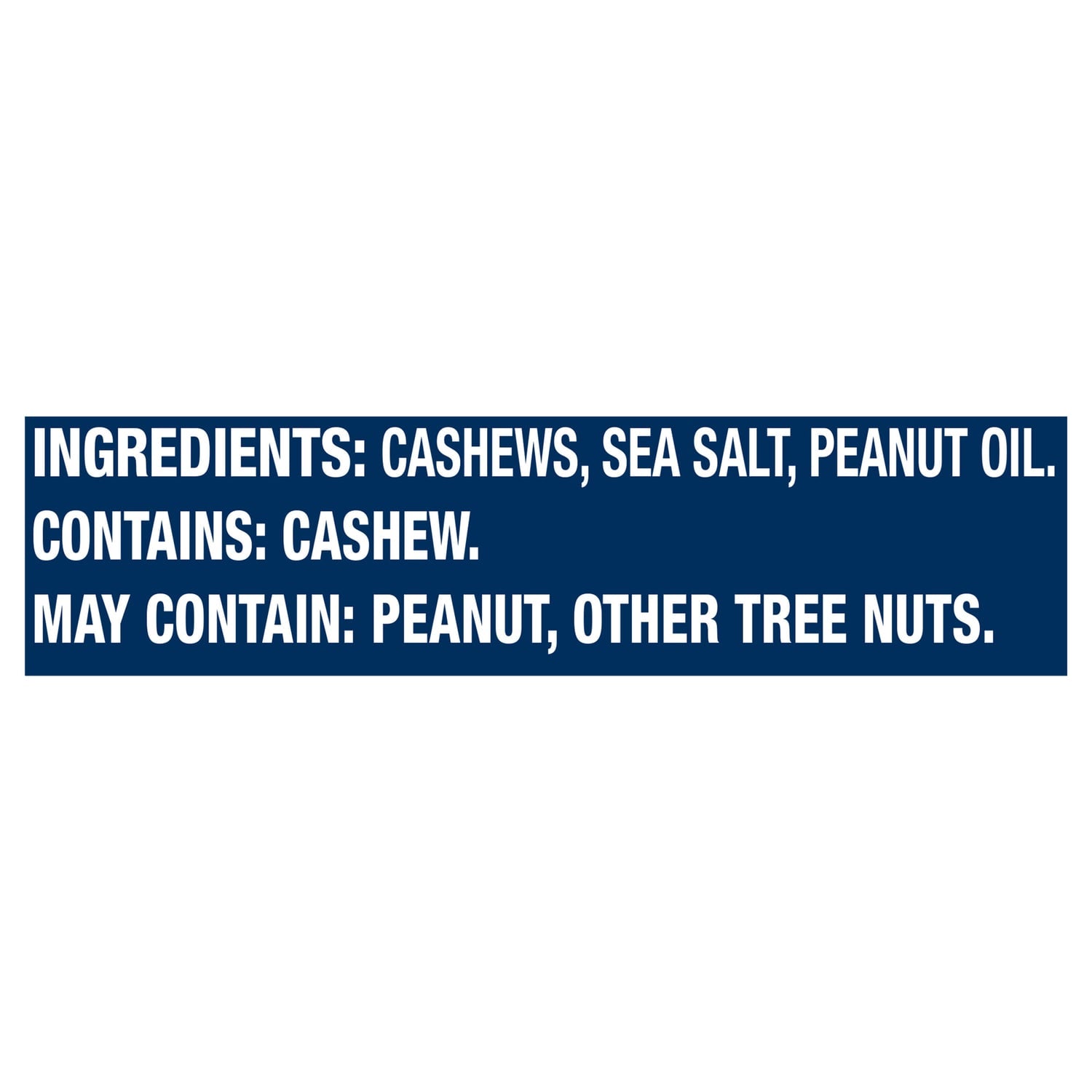 Planters Salted Cashews Tube, 1-ct.