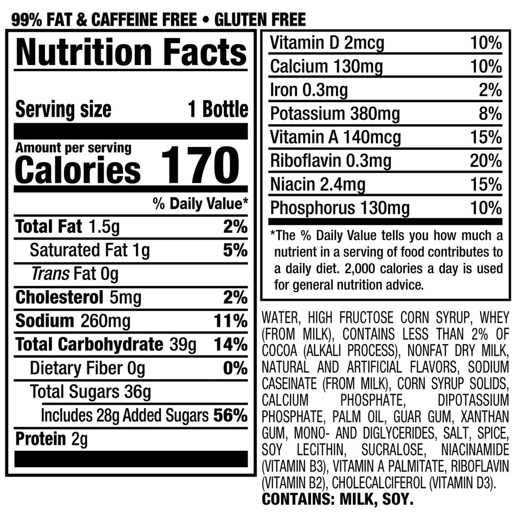 Yoohoo Chocolate Drink, 12-oz Bottles