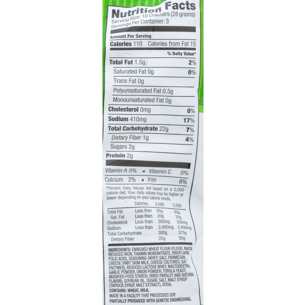 Snack Factory Pretzel Crisps - Garlic Parmesan, 3 oz.