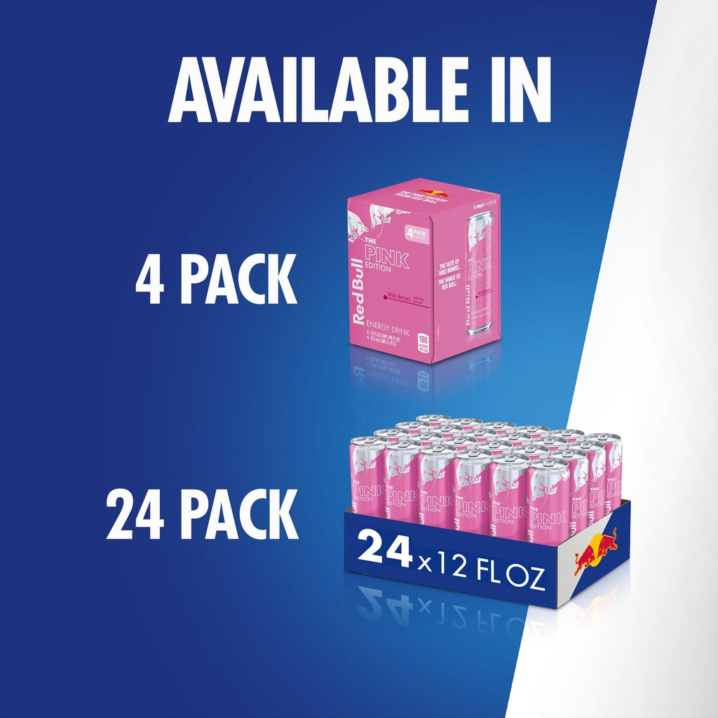 Red Bull Pink Edition Wild Berries Flavored Energy Drink, 1-ct.